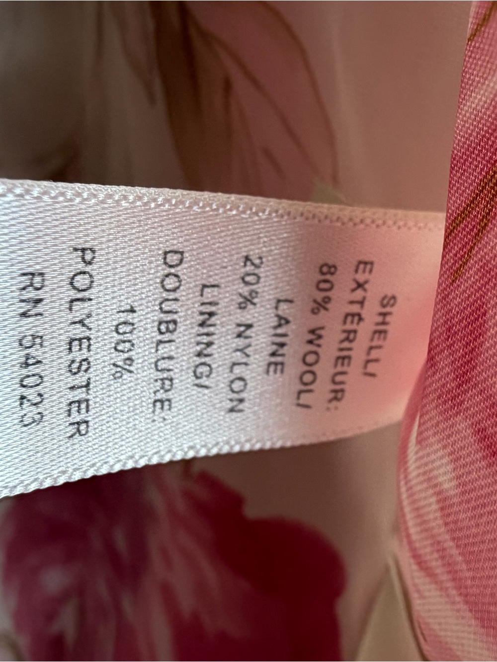 Banana Republic XL Women's Pink Single-Breasted Dress Coat - Picture 10 of 10